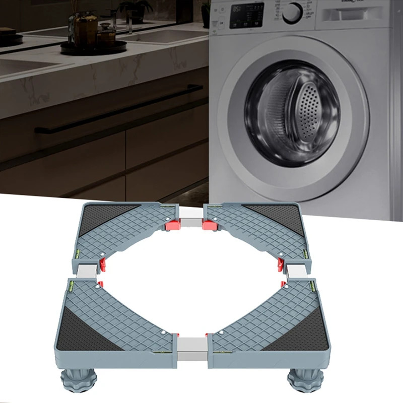 1 PCS Adjustable Washing Machine Stand Anti-Vibrator Mobile Base Support For Washing Machine