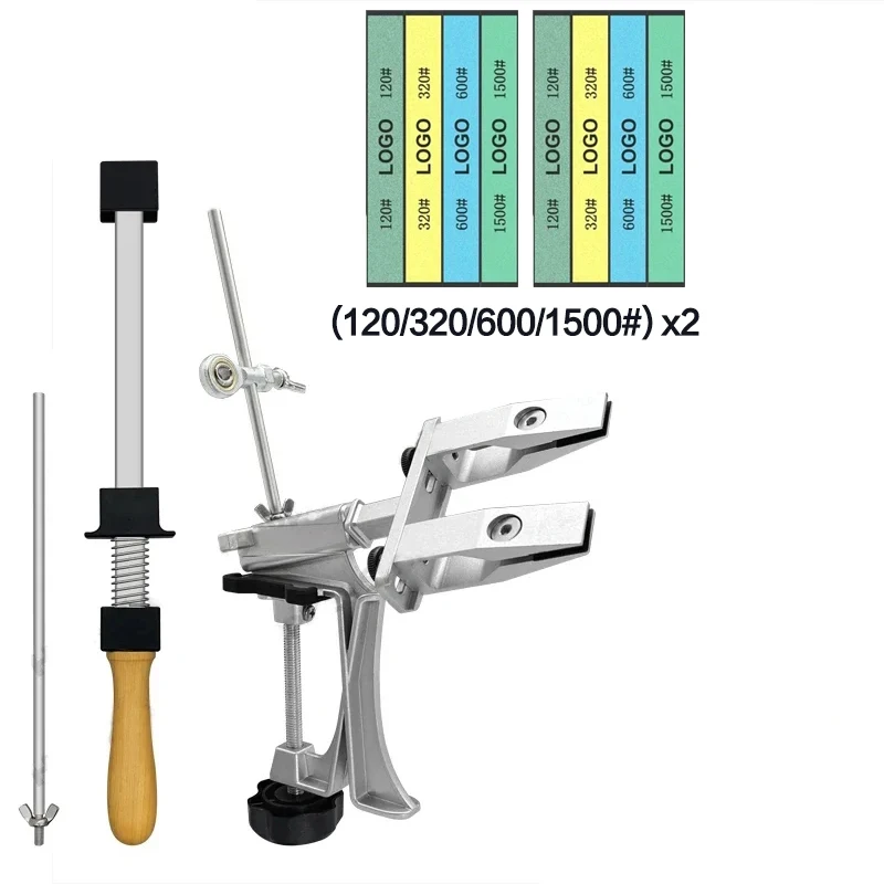 Professionelle Messer Spitzer Aluminium legierung Festen Winkel Spitzer Diamant Stein Schleifstein Küche Werkzeuge Schärfen Maschine Messer