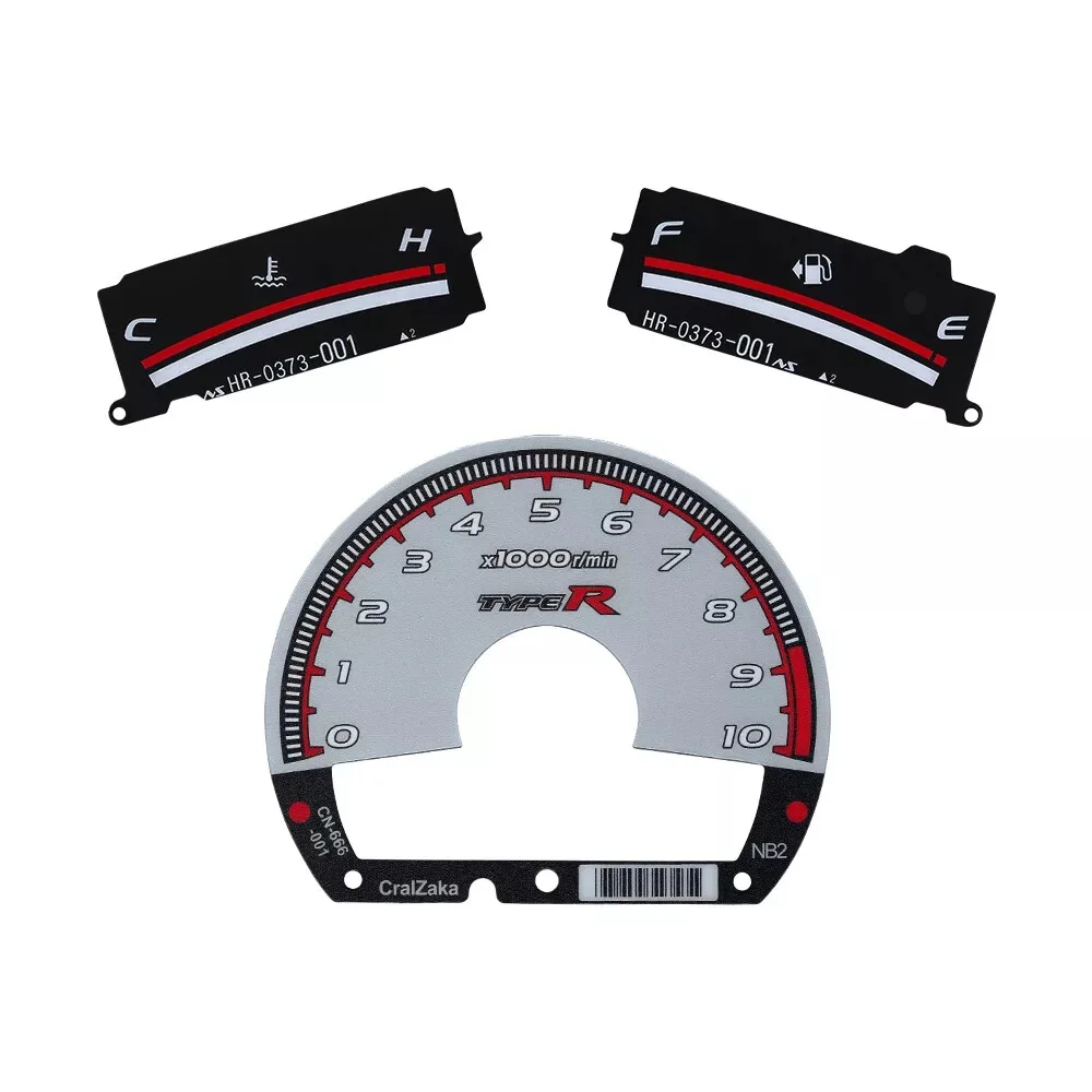 Anzeigefläche für Honda Civic FA5 FG2 FA1 FD1 im Type-R-Stil 8000rpm 9000rpm 10000rpm – Detail 8