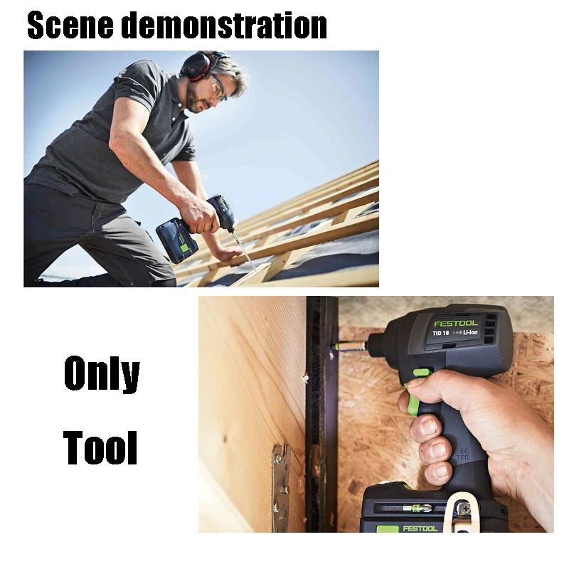 FESTOOL TID 18 HPC Cordless Impact Driver 18V Voltage Stable Work Carpentry Specific Impact Drill Power Tools