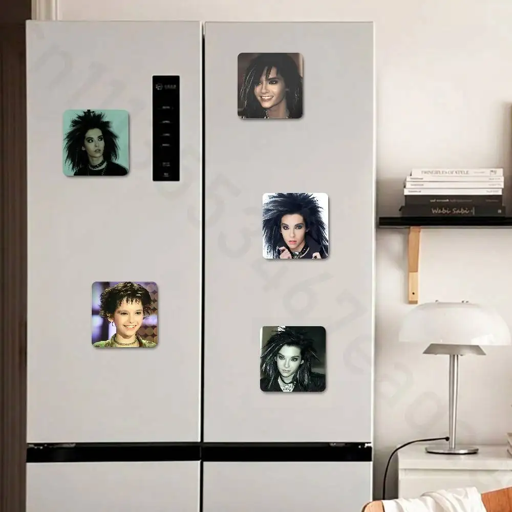 Singer Bill Kaulitz Fridge Magnets Magnetic Refrigerator Memorial Gifts For Kitchen Office Locker Travel Home Deco