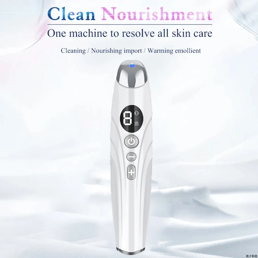 RGB Lichttherapie Oogmassage Pen met Ionische Verwarming en Trillingen, Elektrisch Oogserum Infusieapparaat Draagbare Anti-Aging Oogverzorging