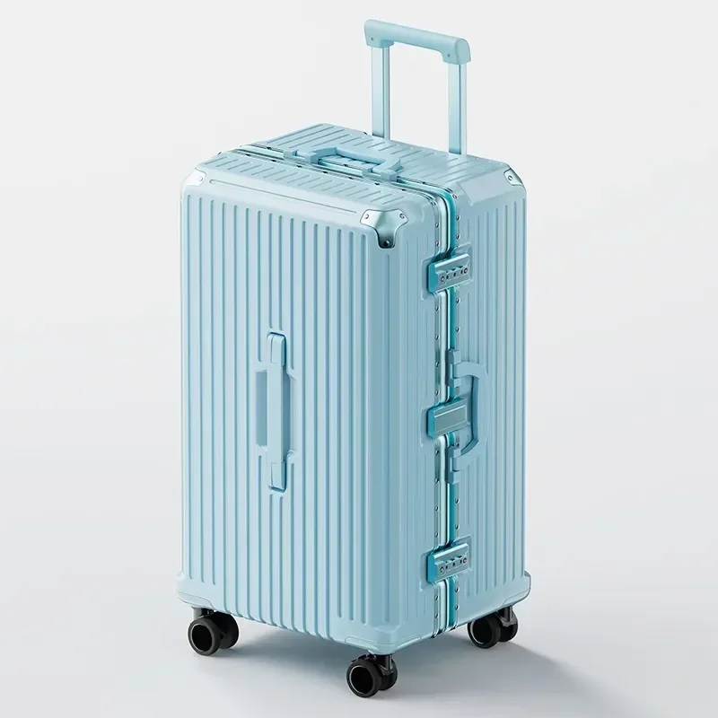 Rolling Luggage Travel Suitcase Large Capacity 26 28 30 32 Trunk Aluminum Frame Sturdy Suitcases Silent Universal Wheel luggage