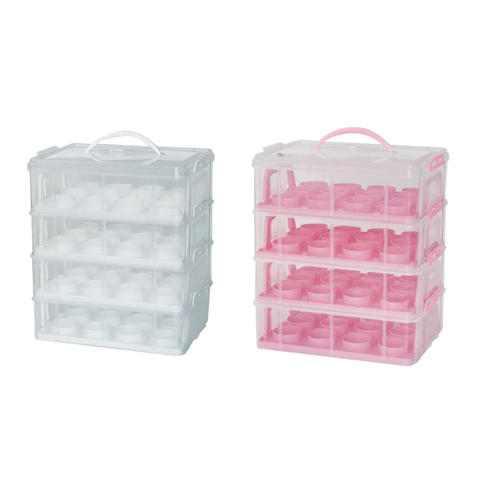 Cupcake-Träger, Cupcake-Behälter, tragbar, mit Griff, Dessert-Halter, Box, Cupcake-Halter für Kuchen, Gebäck, Muffin, gebackene Leckereien