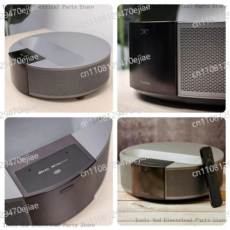 2026 R1 Laser Projector 1600ANSI Lumens Ultra Short Focus Projection TV with MEMC HDR10 Home Theater Bermer