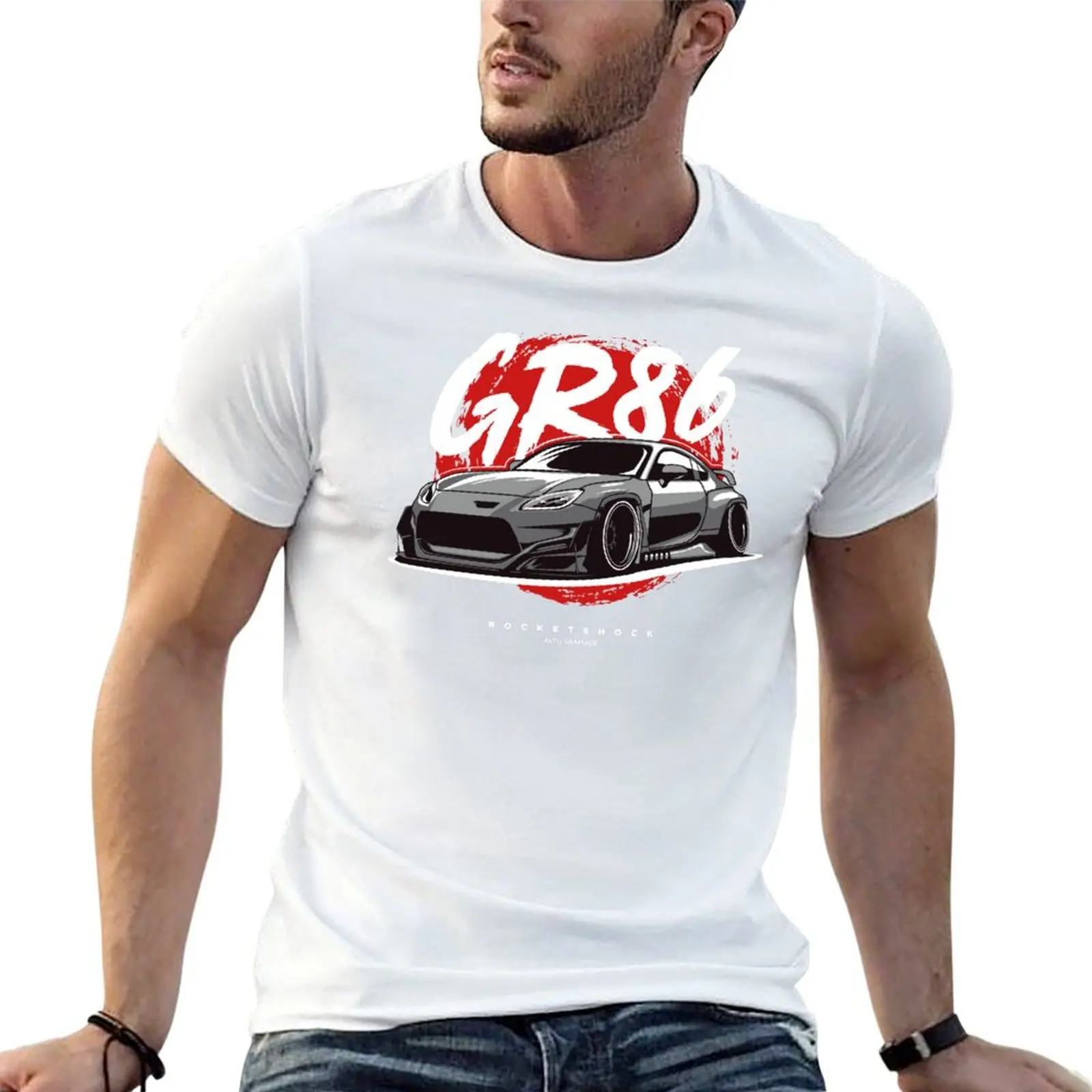 GR86 Custom T-Shirt Basic Simple Casual Short Sleeve Tee