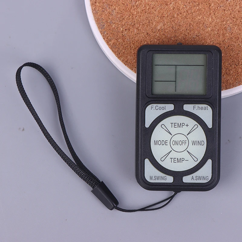 جهاز تحكم عن بعد صغير محمول عالمي A/C Q58 متوافق مع جميع العلامات التجارية ونماذج مكيف الهواء الكبرى