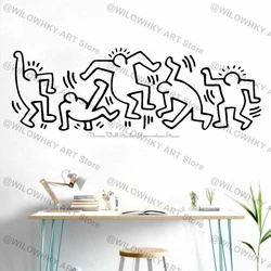 Autocollant mural en vinyle amovible, art abstrait moderne et élégant, décor de verre pour carnet de notes, voiture, décoration de maison, chambre à coucher