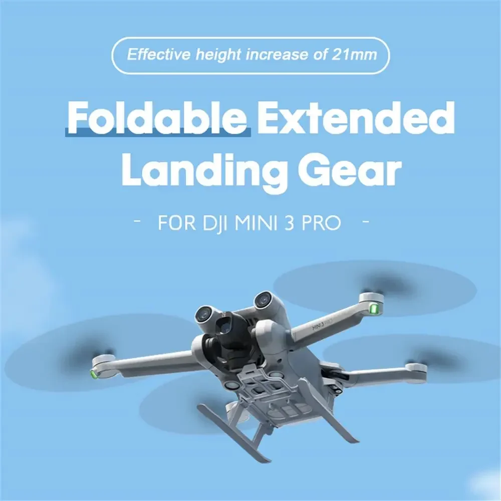 Powerwin ขยาย Landing Gear สําหรับ DJI Mini 3 Pro Landing Gear Landing Kit สําหรับ DJI Mini 3 Pro Drone อุปกรณ์เสริม