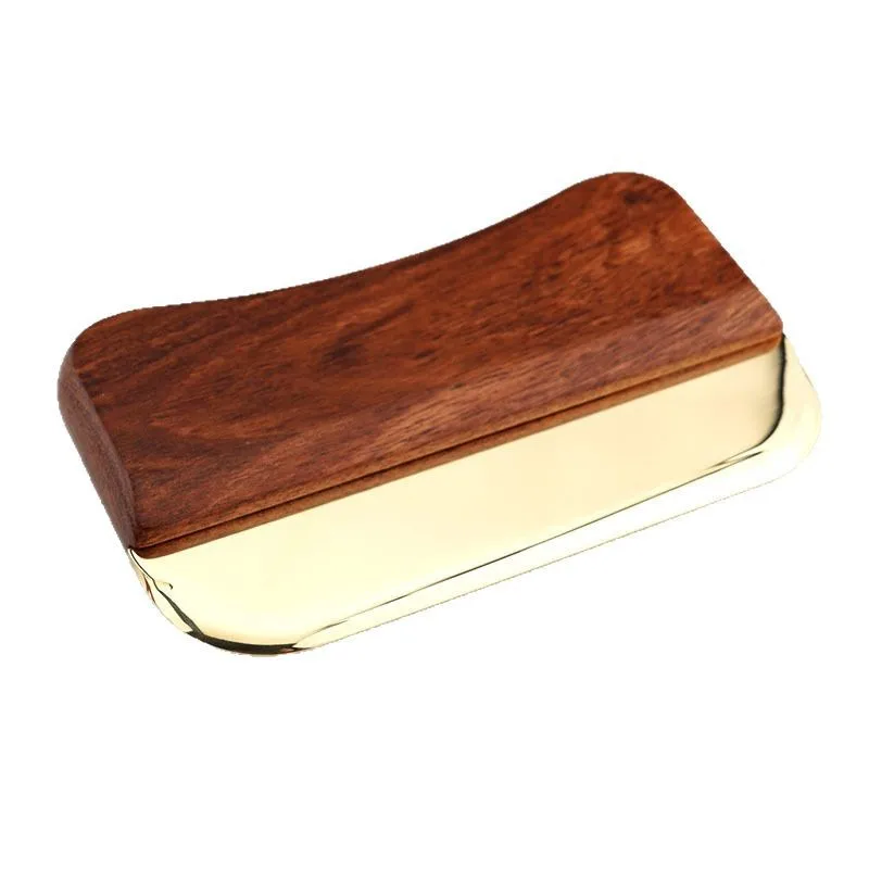 

Brass Gua Sha Board Wood Beauty Slimming Scraper Professional Lymphatic Drainage Tools Handheld Body Physical Therapy Massager