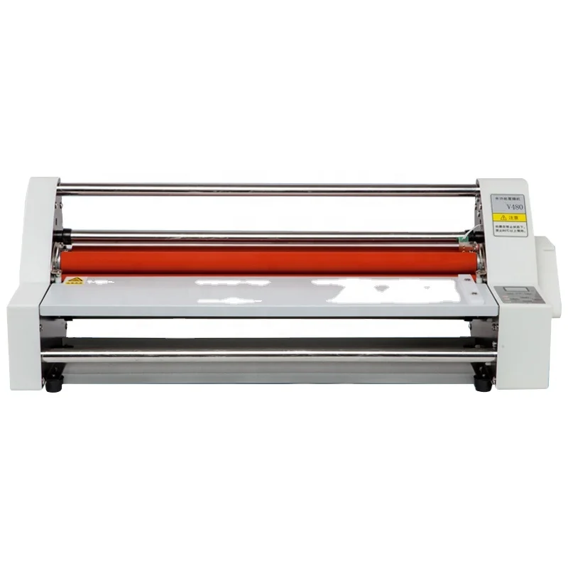 Laminadora de Rolos Aquecida de Mesa V480 Tamanho A2, para Laminação a Quente e a Frio em Lado Único ou Duplo, Compatível com Tamanhos de Papel A4, A3, A5, A6