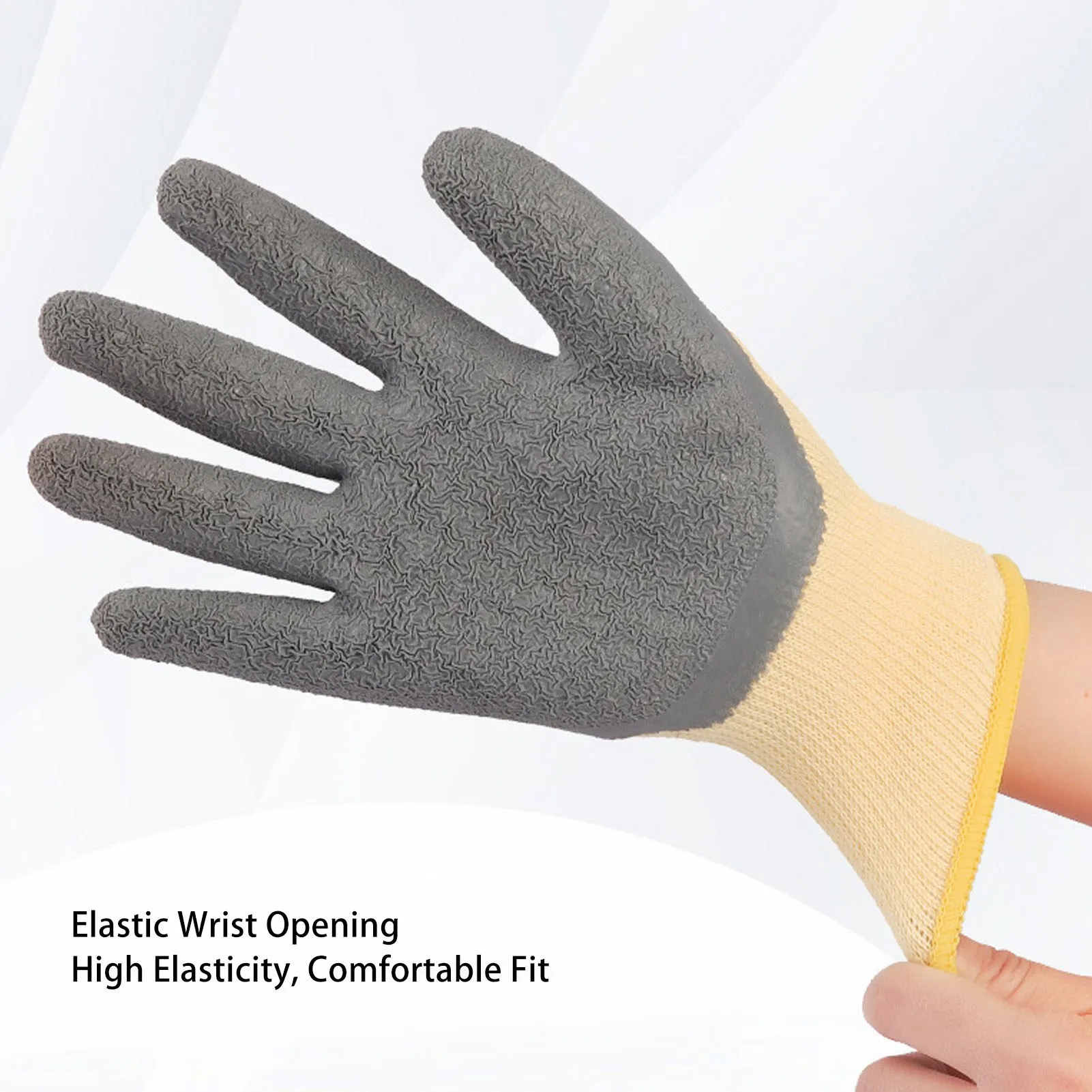 Guantes de trabajo aislantes ignífugos 400V guantes de mantenimiento eléctrico de caucho resistente a la presión