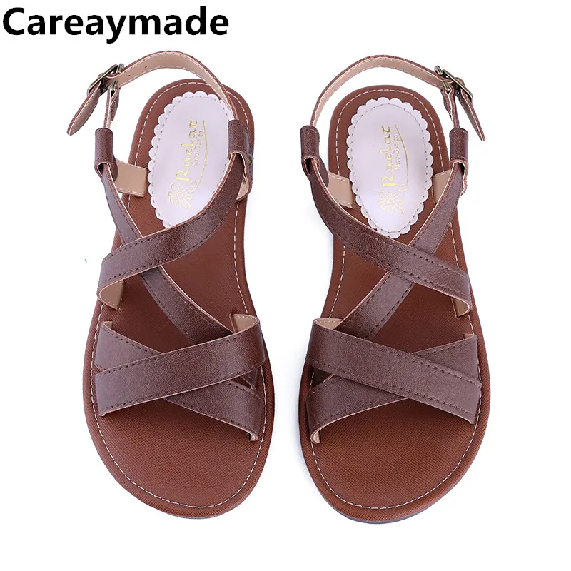 Careaymade-Japanese style pure handmade folk style Retro Simple shoes,\