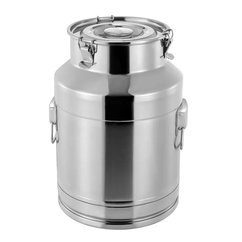 

28 Liter Milk Can 304 Stainless Steel Milk Bucket Wine Pail Bucket Milk Can Tote Jug with Sealed Lid Heavy for