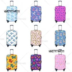 3d Blue Dog Balloon Suitcase Cover Animal Print Trending Practical Cruise Trip Protector Luggage Case Vacation