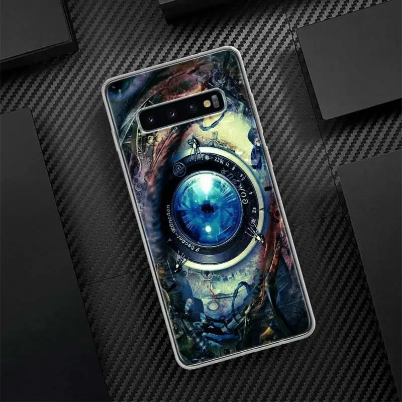 Steampunk Gear Mechanical Silicon Call Phone Case For Samsung Galaxy S23 S24 Ultra S21 S20 FE S22 S10 Plus S10E S9 S8 + Cover