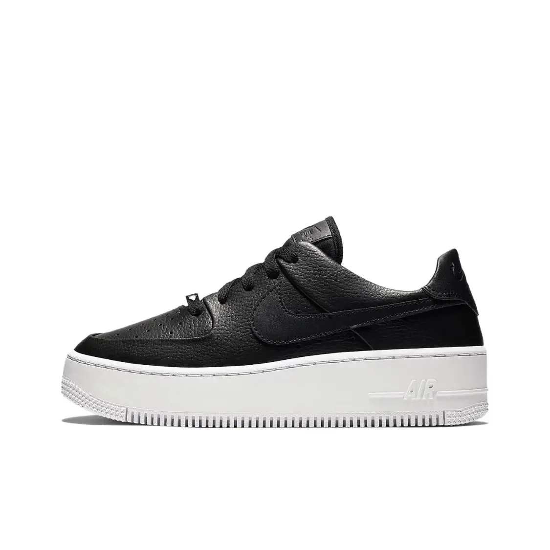 Nike Air Force 1 Sage Low Triple Black White Vintage Casual Wrap Non-Slip Low Top Board Shoes Women's Black and White AR5339-002