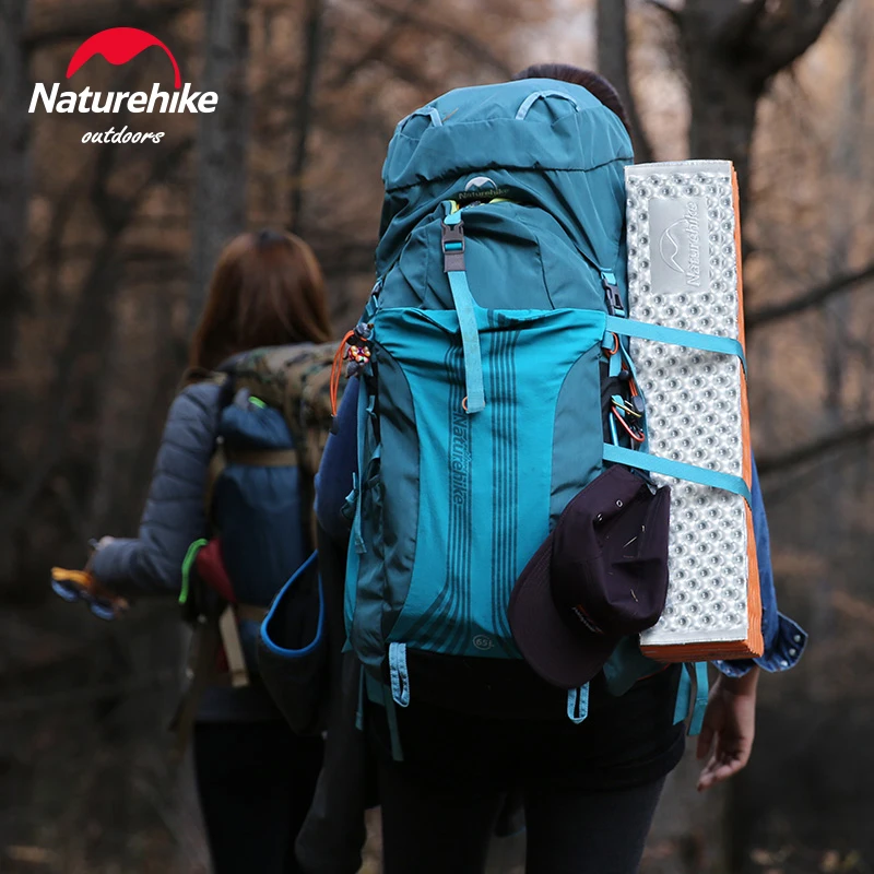 Imagem -06 - Naturehike-camping Caminhadas Mochila 55l 65l Grande Capacidade Frame Externo Trekking Montanhismo Escalada Bag