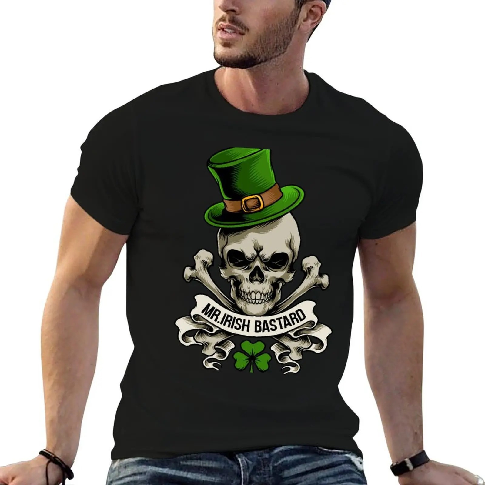Mr. Irish bastard T-Shirt animal prinfor boys shirts graphic tees anime shirts men