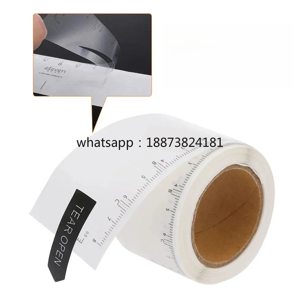 Disposable 50pcs/Lot Eyebrow Ruler Sticker Adhesive Microblading Guide Permanent Makeup Tool fast shipping