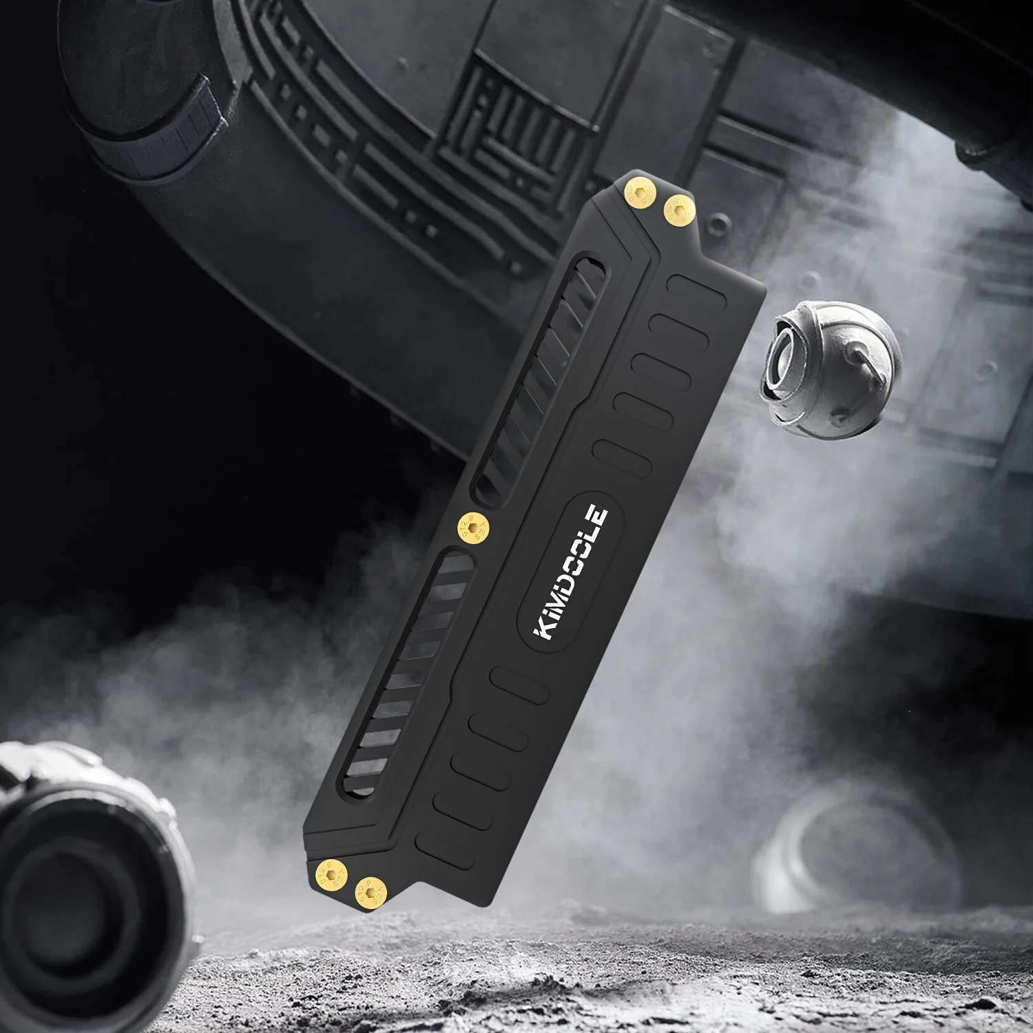 

Kimdoole DDR4/DDR5 Cooling Heatsink Cooling Vest Aluminum Alloy Memory RAM Cooler for PC RAM PC Game Overclock Cooler for Ram