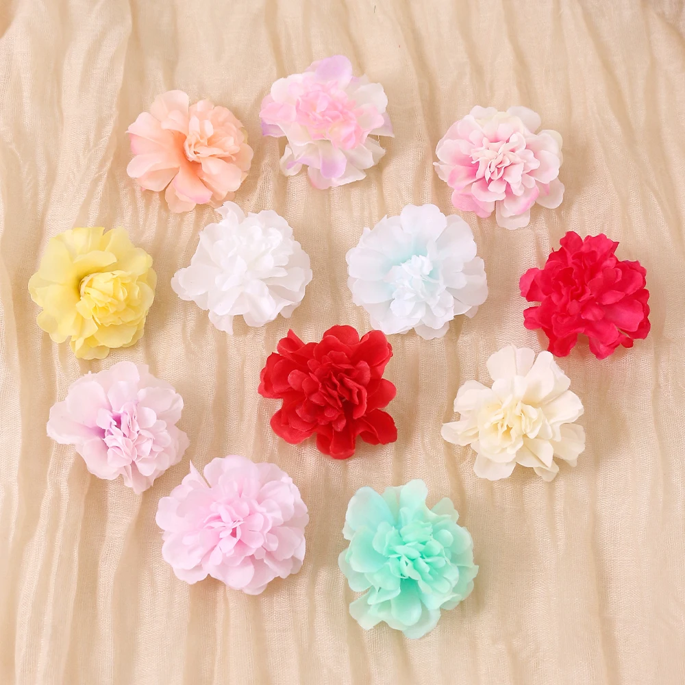 10/20Pcs Artificial Chiffon Flower Home Room Decoration Bridal Wedding Decor Homecoming Season Christmas Anniversary Celebration