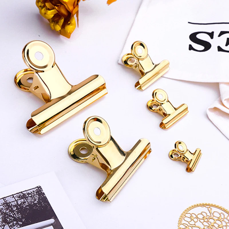 30 แพ็ค 1 นิ้วขนาดเล็ก Bulldog บานพับคลิป, โลหะ Binder กระดาษคลิปแฟ้มกระดาษเงิน Clamps สําหรับแท็กกระเป๋า, ร้านค้า, สํานักงานและบ้าน