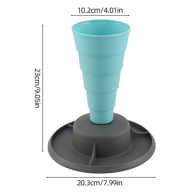 Retractable Piping Bags Rack Pastry Bags Holder For Easy Filling Icing Piping Bags Stand Nozzle Decorating Tips Stand