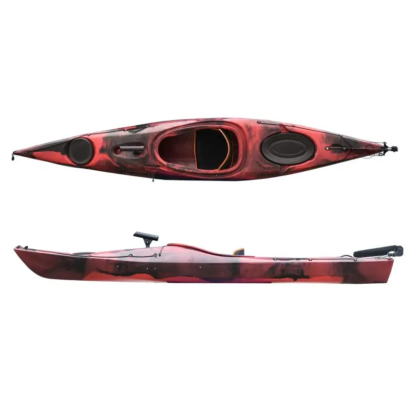 

1 Person Plastic Recreational Ocean Kayak 12.6ft Lightweight for Fishing