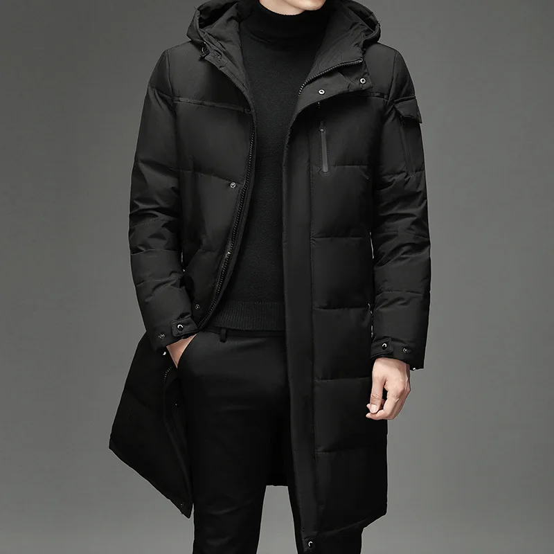 

Winter Jackets Down Coats Oversize Windbreak 6XL 7XL 8XL Plus Size Black Thick Warm Loose Male Zipper Windproof Padded Overcoat