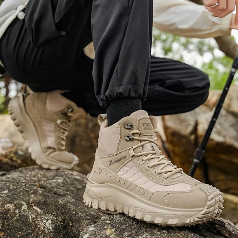 

Size 48 Men's Shoes Outdoor High-top Men's Sneakers and Casual Shoes Fashion Comfortable Platform Shoes for Men Tenis Masculino