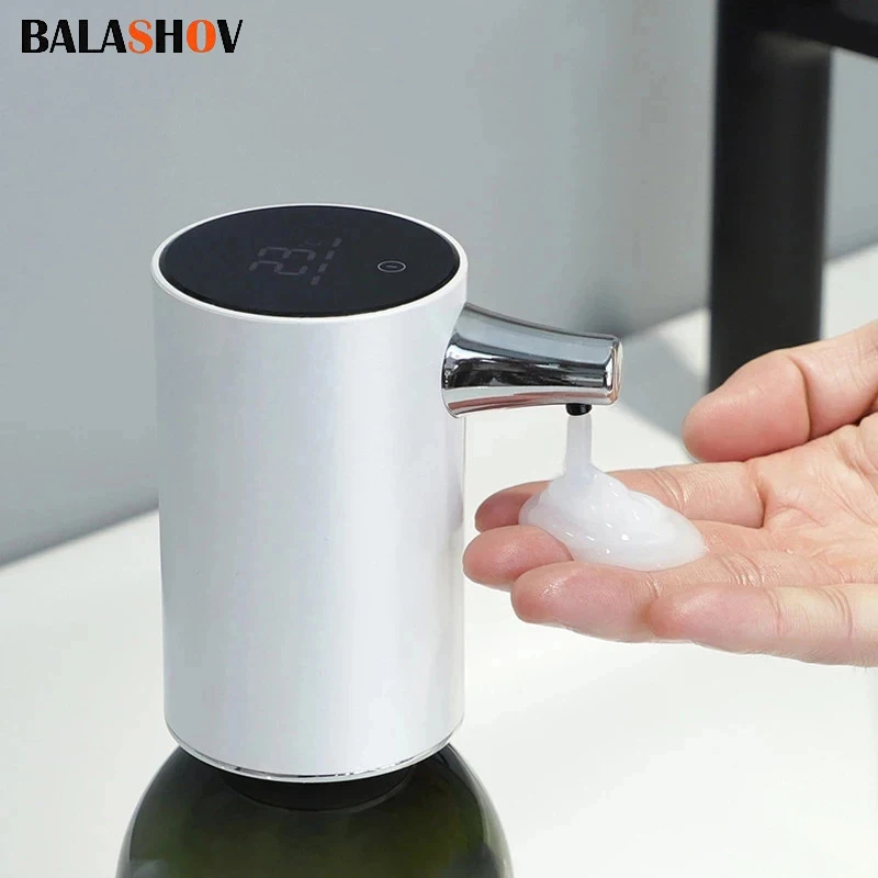 Automatic Liquid Soap Dispensers USB Charging Touchless Induction Sensor Steel Kitchen Metal Lotion Bottle Bathroom Accessories