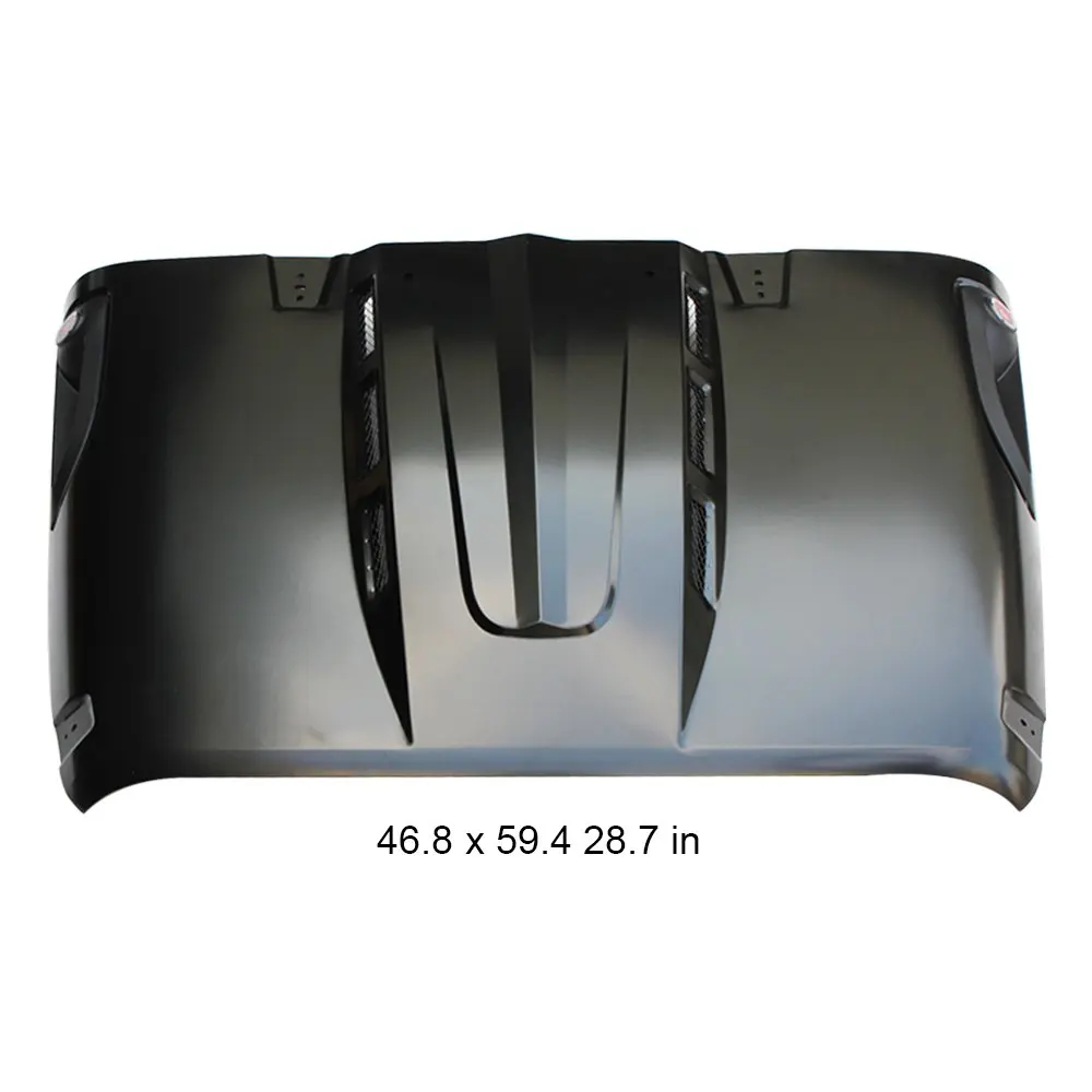 PLUSBEAM Heat Fast R-evenge Engine Hood Bonnet Hood Cover Protect Body Kit for Jeep JK Wrangler Accessories Decoration