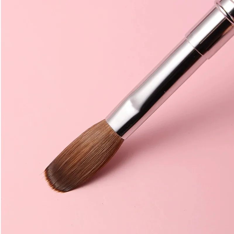 1個入り コリンスキー毛 ネイルアートブラシ アクリル UVジェル カービングペンブラシ 液体パウダー DIY ネイルペイント 描画ツール サイズ2-18