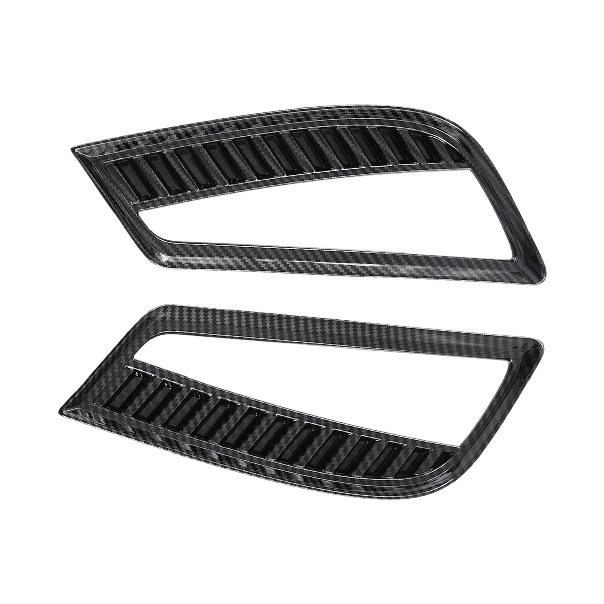 Car Carbon Fiber Style Rear Fog Light Lamp Frame Trim Stick for Dolphin Atto1 EA1 2022 2023