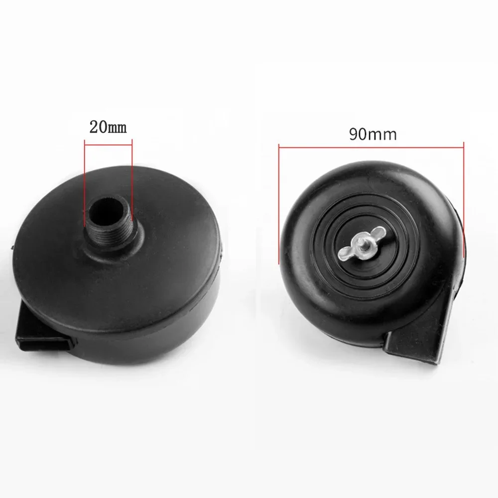Accesorios útiles, silenciador de compresor de aire, herramienta de suministro, bomba de vacío, filtro de equipo de cartucho negro para compresores de pistón