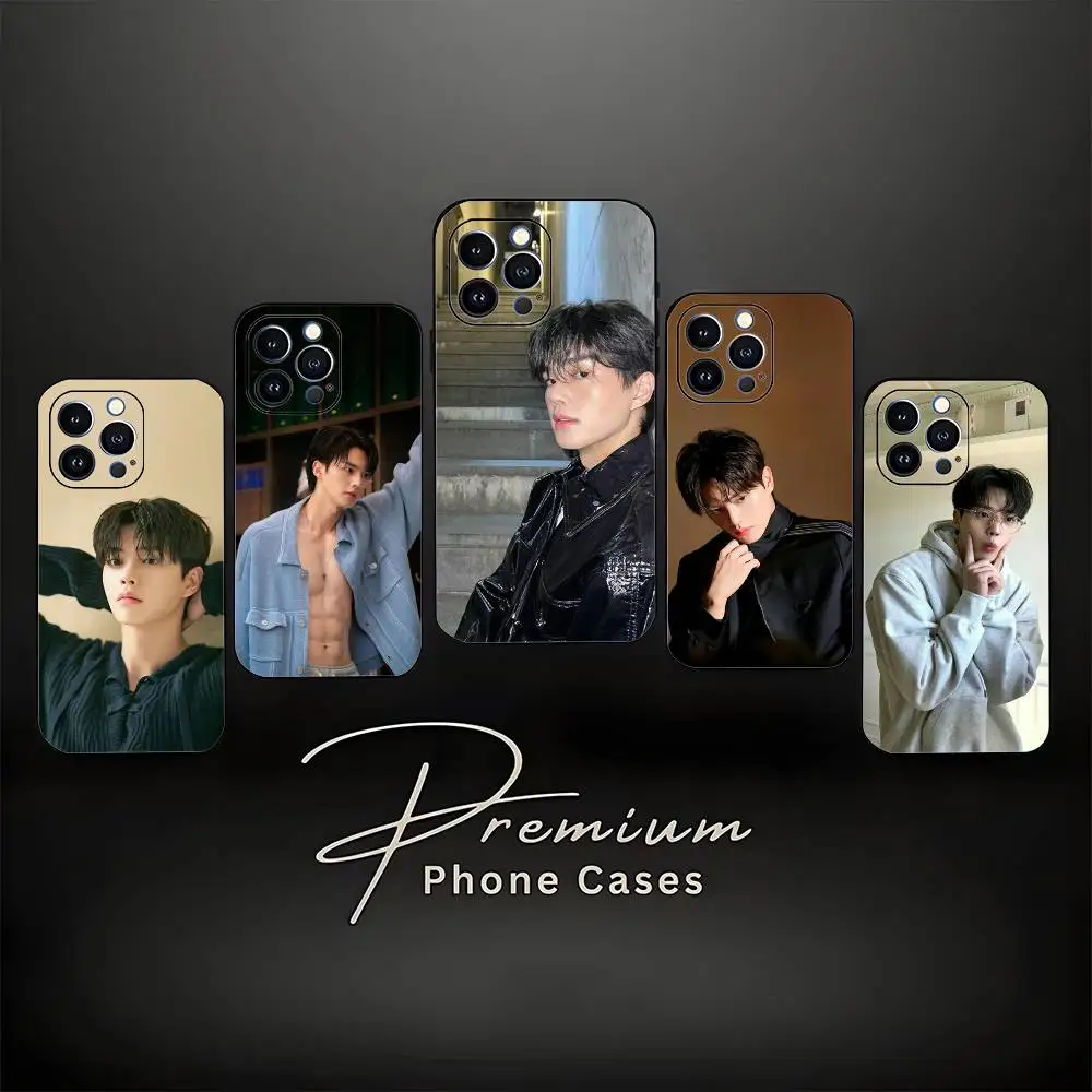 

Korea S-Song Kang actor Phone Case For iPhone 17,16,15,14,13,12,11 ,Pro Max,XS,X,XR,SE,Mini,8,7,Soft Silicone Black Cover