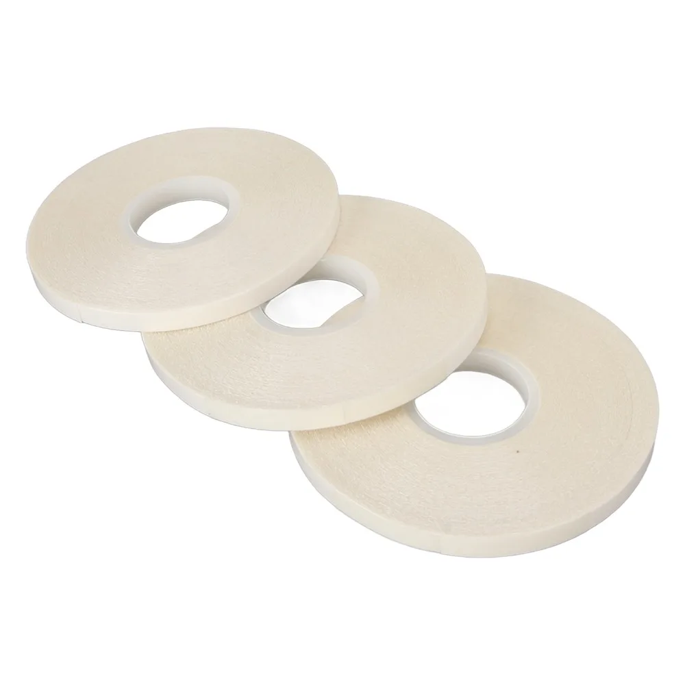 3pcs Strong Adhesive Water Soluble Double Sided Tape Quick Dissolves 1/4 Inch Quilting Sewing Tape Fabric-Safe Tape