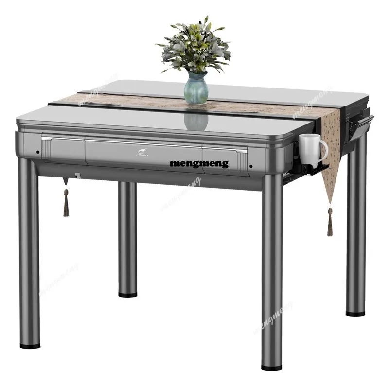 

Nordic Creative Mahjong Tables Foldable Simple Automatic Mahjong Game Dining Table Dual Purpose Design Home Furniture