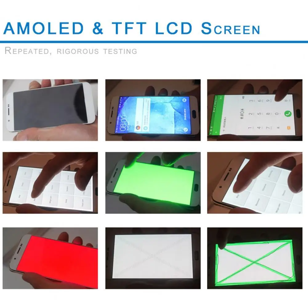 

Display Screen without Frame Touch Screen with Tools Quick Response Helpful AMOLED Display Digitizer Assembly Replacement