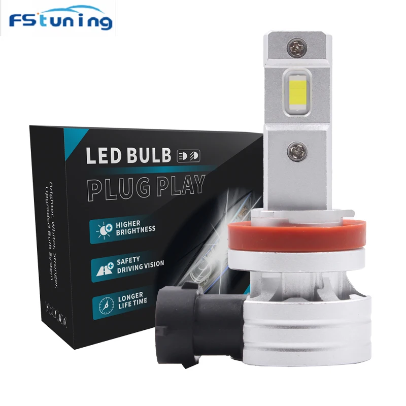 2pcs 8000LM 6000K H4 9003 LED Headlight Bulbs Canbus 3570 CHIP CSP H11 H7 H4 9005 9006 Car Light Turbo Led Diode Lamp Motorcycle