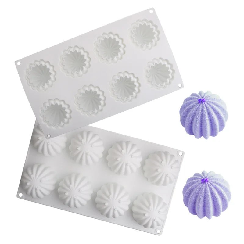 8 Holes Cactus Silicone Cake Decorating Mold For Baking Mould Dessert Mousse Bakvormen Pastry Pan Bakewar Tools
