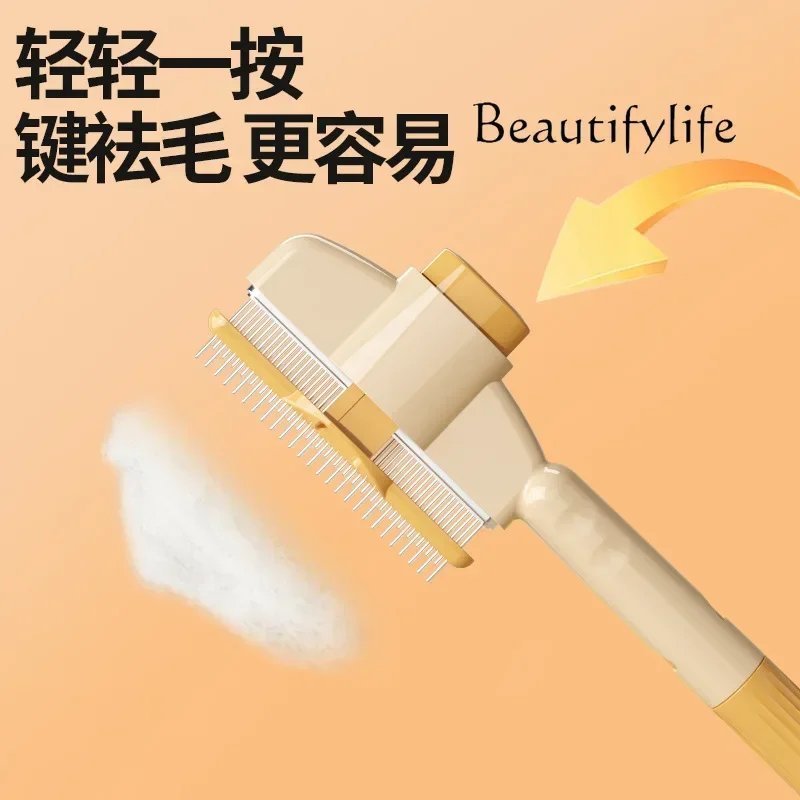 

расческа для кошек Cat dog comb knotted hair remover Pet self-cleaning comb knotted hair remover