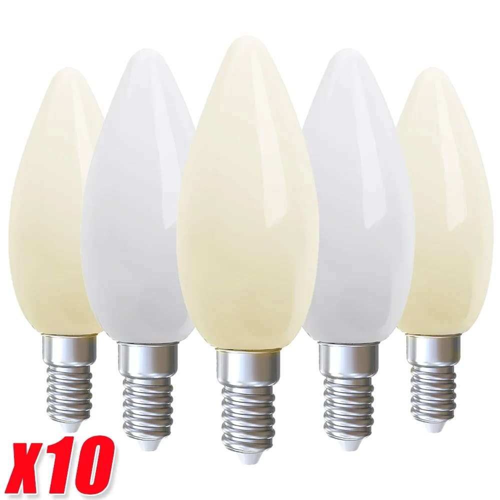 10/1Pcs Mini LED Light Bulbs E14 E12 LED Refrigerator Bulb Replacement Halogen Screw Bulb For Home Refrigerator Display Cabinets