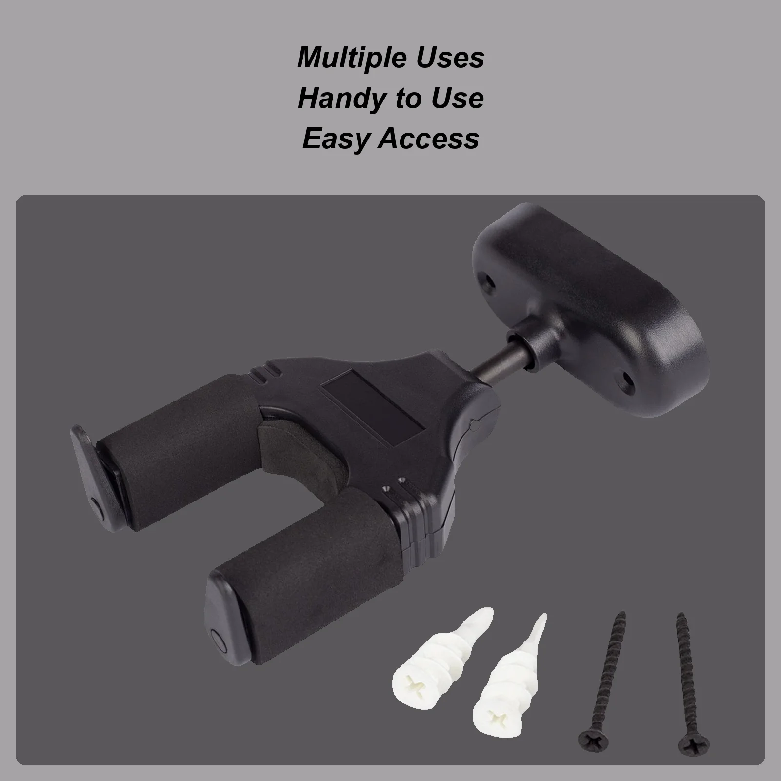 

Настенное крепление для гитары, нескользящий держатель для гитары, многофункциональный держатель для укулеле, вешалка для музыкальных инструментов для музыкальных работников, игроков