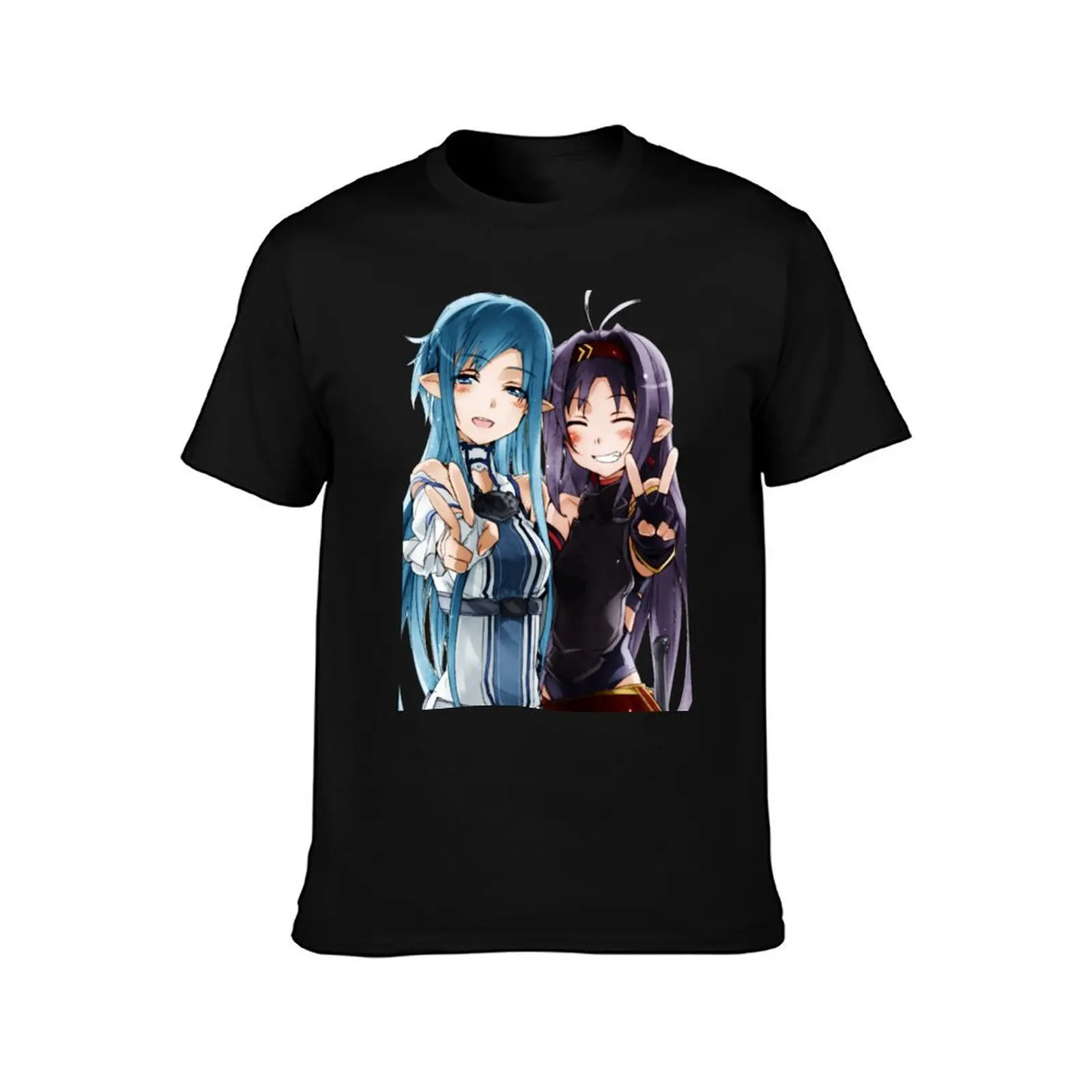 Asuna and Yuuki T-Shirt Mechanic Work Tee Shirt T-Shirt