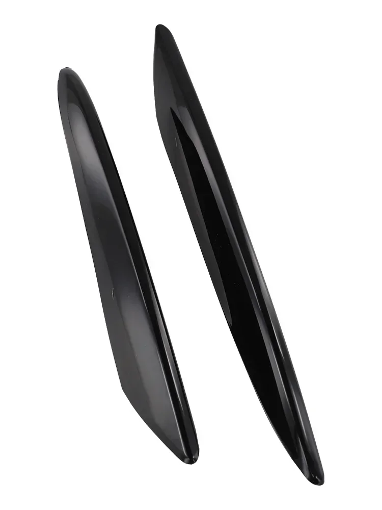 2Pcs Front Bumper Lip Splitter Spoiler Fog Light Trims For Mercedes-Benz E-Class W213 S213 Pre-Facelift 2016-2020 For AMG LINE