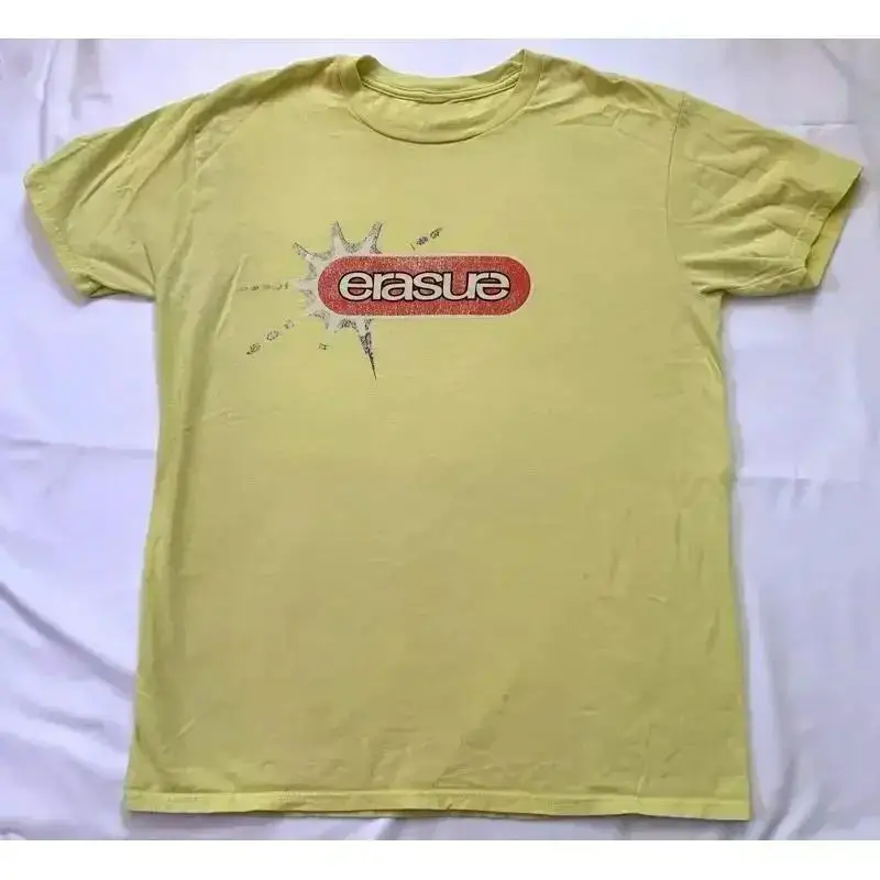Erasure Chorus Concert All Size S To 5Xl Yellow T Shirt