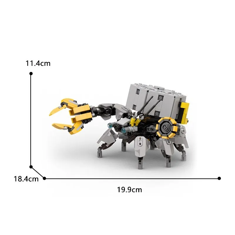 Buildmoc poziomy Robot Zeroes Dawned bitwa maszyna zepsuty Aloy gra figurki klocki dla dzieci Kid