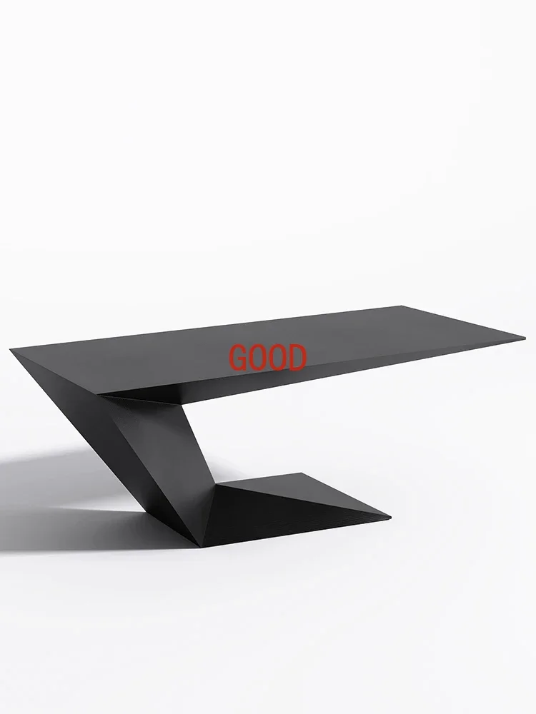 Customize CEO desk, high-end study desk, light luxury office boss desk, simple modern single desk